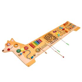 VEVOR Puppy Activity Wall Busy Board Panels, 12 Activities, Montessori Sensory Wall Toy for Kids 3-12 Years, Montessori Learning Activity Center