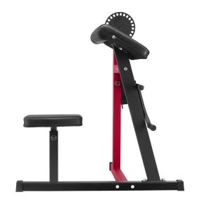 VEVOR Preacher Curl Machine, 2 in 1 Bicep Curl Machine and Triceps Extension Machine, Seated Arm Isolated Bicep Station