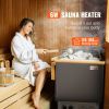 Sauna Heater, 6KW 220V Electric Sauna Stove, Steam Bath Sauna Heater with Built-In Controls, 3h Timer and Adjustable Temp for Max. 176-318 Cubic Feet