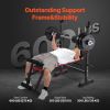 Weight Bench, Multi-Functional Adjustable Weight Bench Press for Full Body Workout, 600lbs Exercise Sit up Bench for Home Gym Strength Training