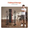 6-in-1 Weight Bench Set, 600lbs Adjustable Workout Bench Press, Exercise Sit up Bench for Home Gym Strength Training