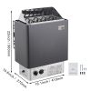 Sauna Heater, 6KW 220V Electric Sauna Stove, Steam Bath Sauna Heater with Built-In Controls, 3h Timer and Adjustable Temp for Max. 176-318 Cubic Feet