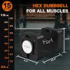 Adjustable Single Dumbbell Or Dumbbells Single Single 80LB Square Dumbbell 9 in 1 Free Weights for Multiweight Options Quick-Lock Adjustable