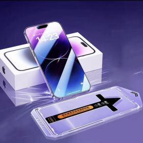 2 Pack For Phone 14, 15 Plus, Pro, Pro Max Matte Screen Protector Glass, HD Clear, Anti Glare, Anti Fingerprint, Shatterproof Sensitive Touch Qui (Option: Phone15-2Pack HD)