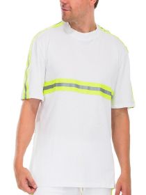 REFLECTIVE T-SHIRT (Color: white lime, size: L)