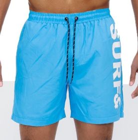 Surf&Beach Swim Trunks Board Shorts (Color: Marina, size: 3XL)