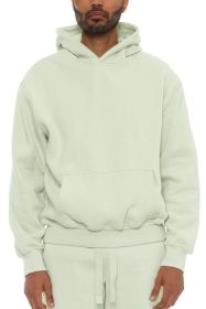 Premium Cotton Blend Hoodie (Color: FROST, size: XL)