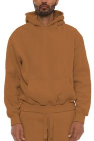 Premium Cotton Blend Hoodie (Color: SPICE, size: L)
