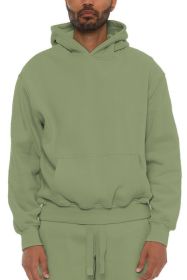 Premium Cotton Blend Hoodie (Color: IGUANA, size: 2XL)