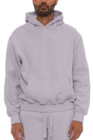 Premium Cotton Blend Hoodie (Color: SEAFOG, size: XL)