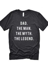 The Man The Myth Tee (Color: BROWN, size: XL)