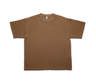 Oversized Short Sleeve Tee (Color: Desert Taupe, size: 2XL)