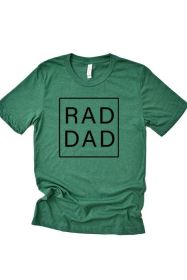 Rad Dad Tee (Color: Blue, size: XL)