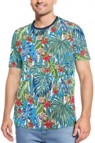 Allover Print Short Sleeve Tshirt (Color: AP06, size: 2XL)