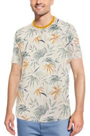 Allover Print Short Sleeve Tshirt (Color: AP02, size: S)