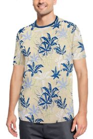 Allover Print Short Sleeve Tshirt (Color: AP10, size: XL)