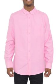 Weiv Men's Casual Long Sleeve Shirts (Color: FOAM GREEN, size: 2XL)