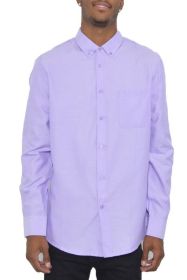 Weiv Men's Casual Long Sleeve Shirts (Color: H.NAVY, size: S)