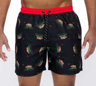 All Cali Swim Shorts (Color: Black, size: XL)