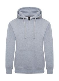 Heavyweight Fleece Pullover Hoodie (Color: Heather grey, size: M)