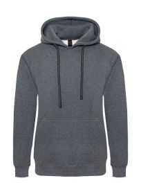 Heavyweight Fleece Pullover Hoodie (Color: CHARCOAL, size: M)