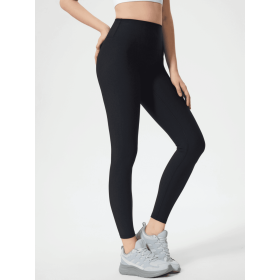 JupiterGear High-Waisted Leggings (Color: Black, size: 8)