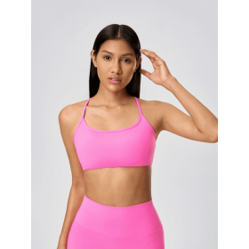 JupiterGear Crisscross Cami (Color: Fuchsia Pink, size: 6)