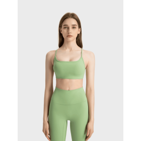 JupiterGear Crisscross Cami (Color: Yellow-Green, size: 8)