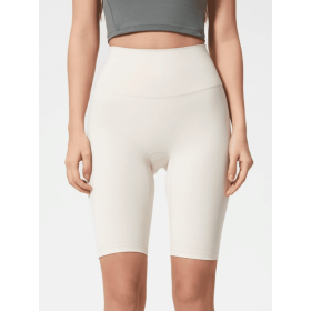 JupiterGear High-Rise Long Shorts (Color: White, size: 8)