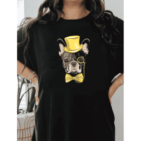 Casual Women's Cotton T-Shirt with Bow Detail - Trendy and Comfortable for Every Season (Style: 219)